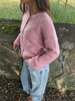 Design By Si Desideria mohair cardigan - Lyserød Outlet