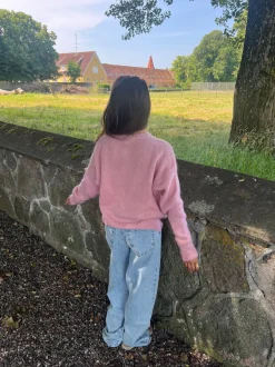 Design By Si Desideria mohair cardigan - Lyserød Outlet