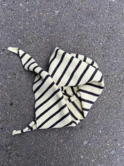 Design By Si Dumela tørklæde med striber - Gul/brun Clearance