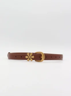 Design By Si Dusk bælte - Brun/guld New
