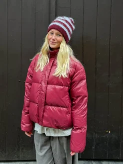 Design By Si Elin pufferjakke - Rød Outlet