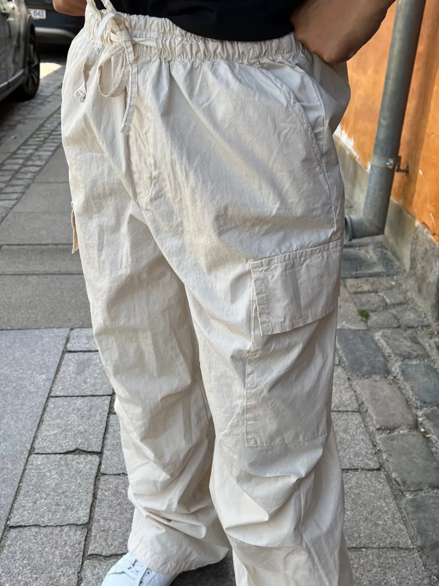 Design By Si Elita bukser med lommedetaljer - Beige Best
