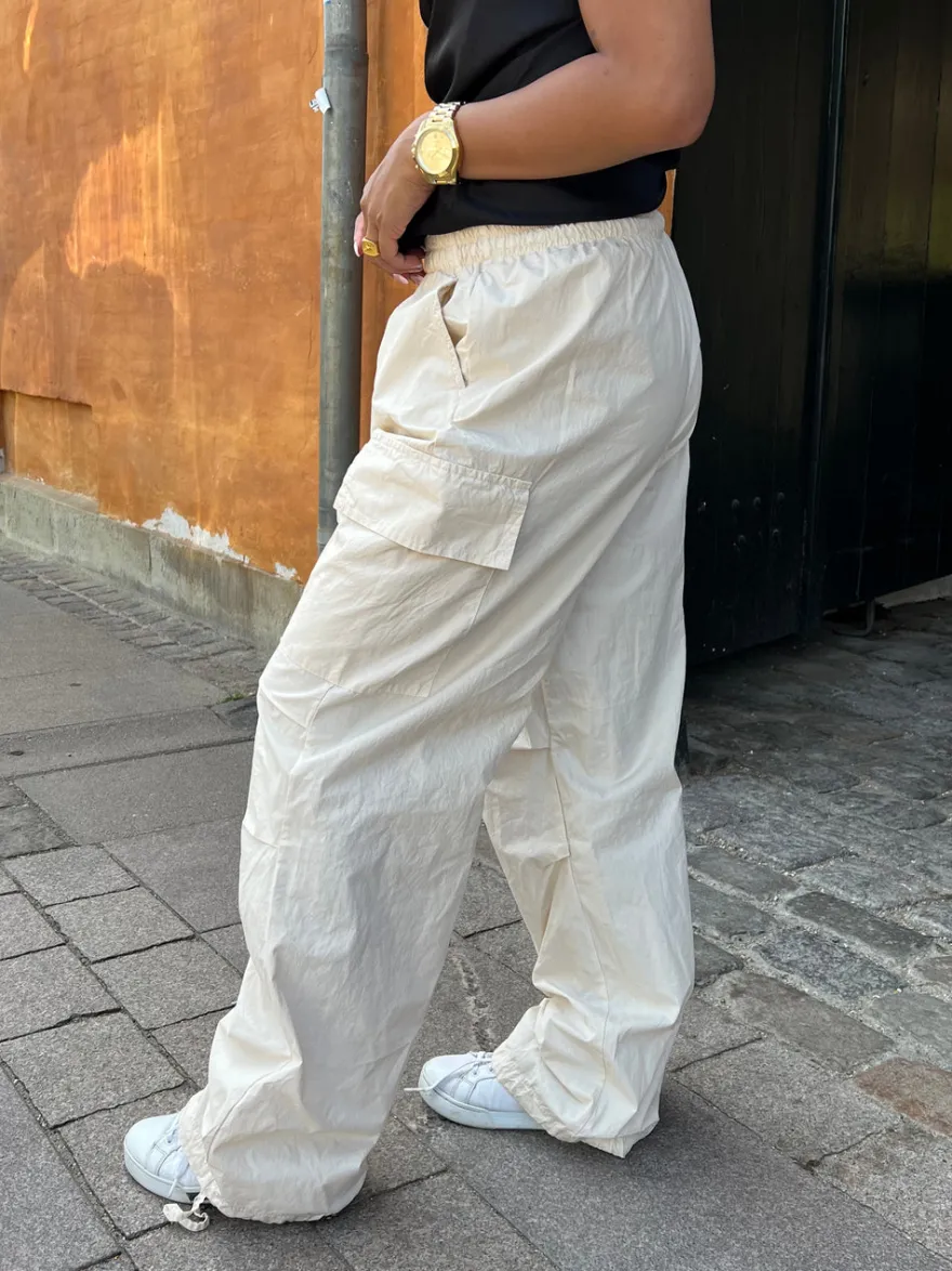 Design By Si Elita bukser med lommedetaljer - Beige Best