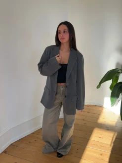 Design By Si Epsilia oversized blazer - Grå Best