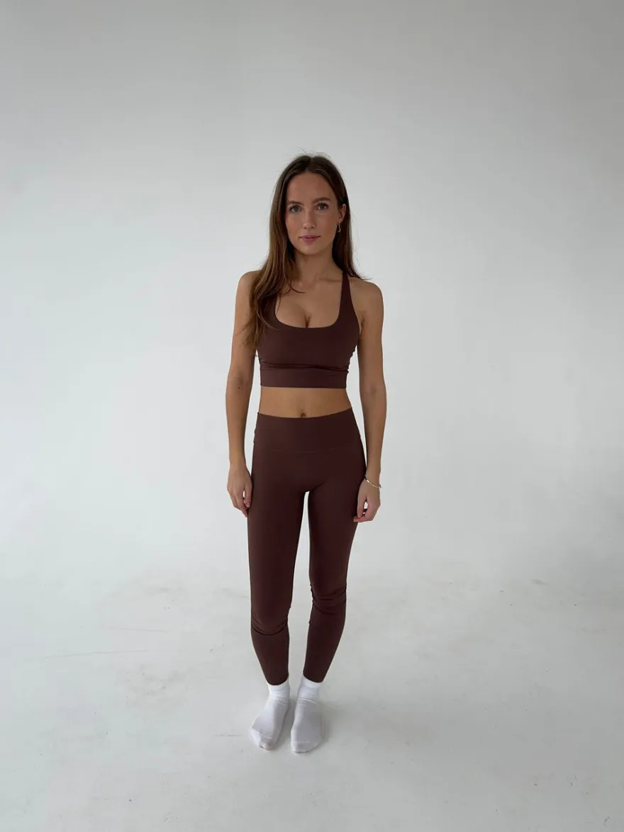 Design By Si Essential leggings - Espresso Discount