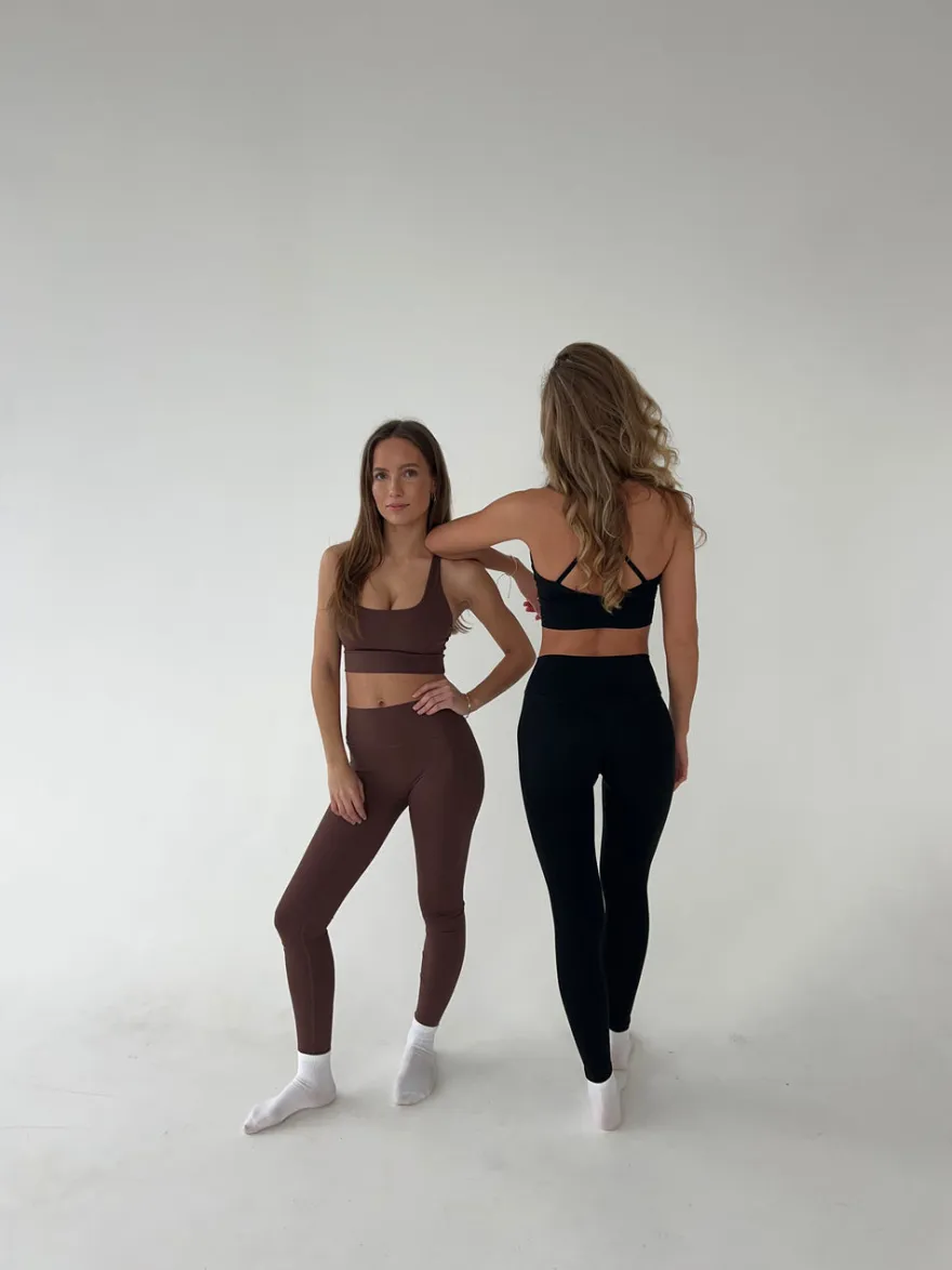 Design By Si Essential leggings - Espresso Discount