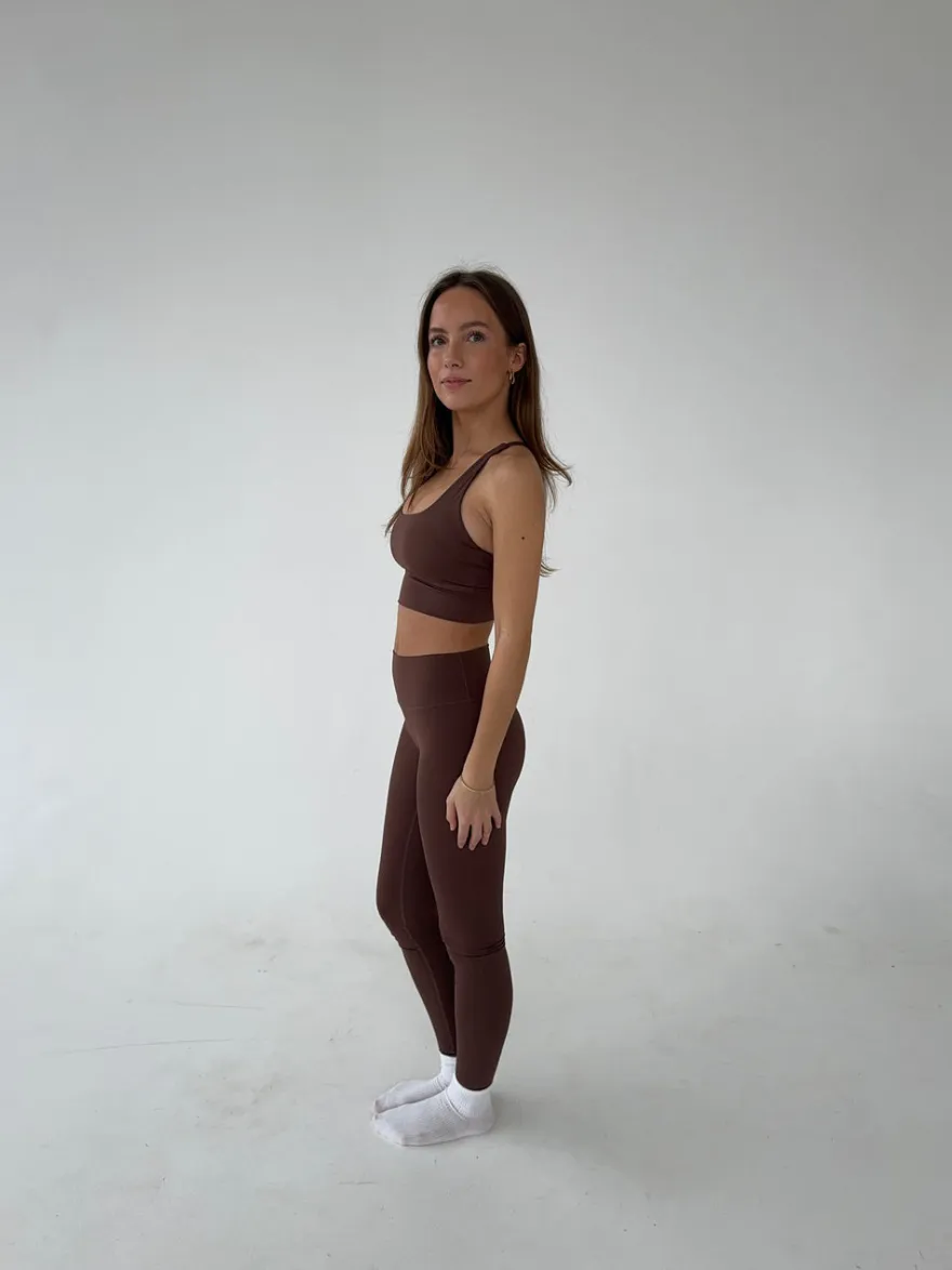 Design By Si Essential leggings - Espresso Discount