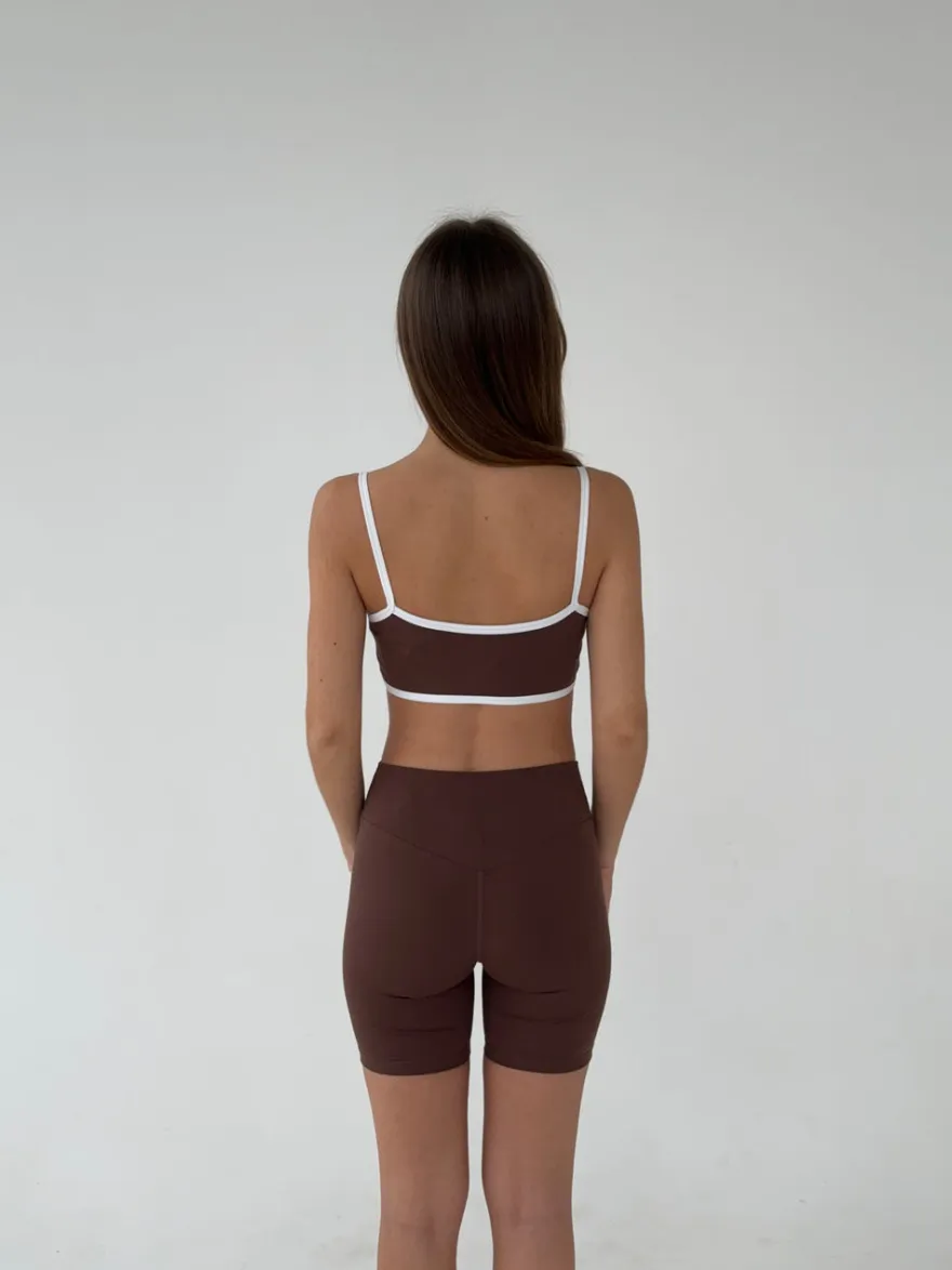 Design By Si Essential shorts - Espresso Clearance