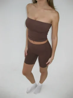 Design By Si Essential shorts - Espresso Clearance