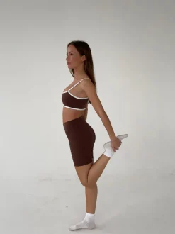 Design By Si Essential shorts - Espresso Clearance