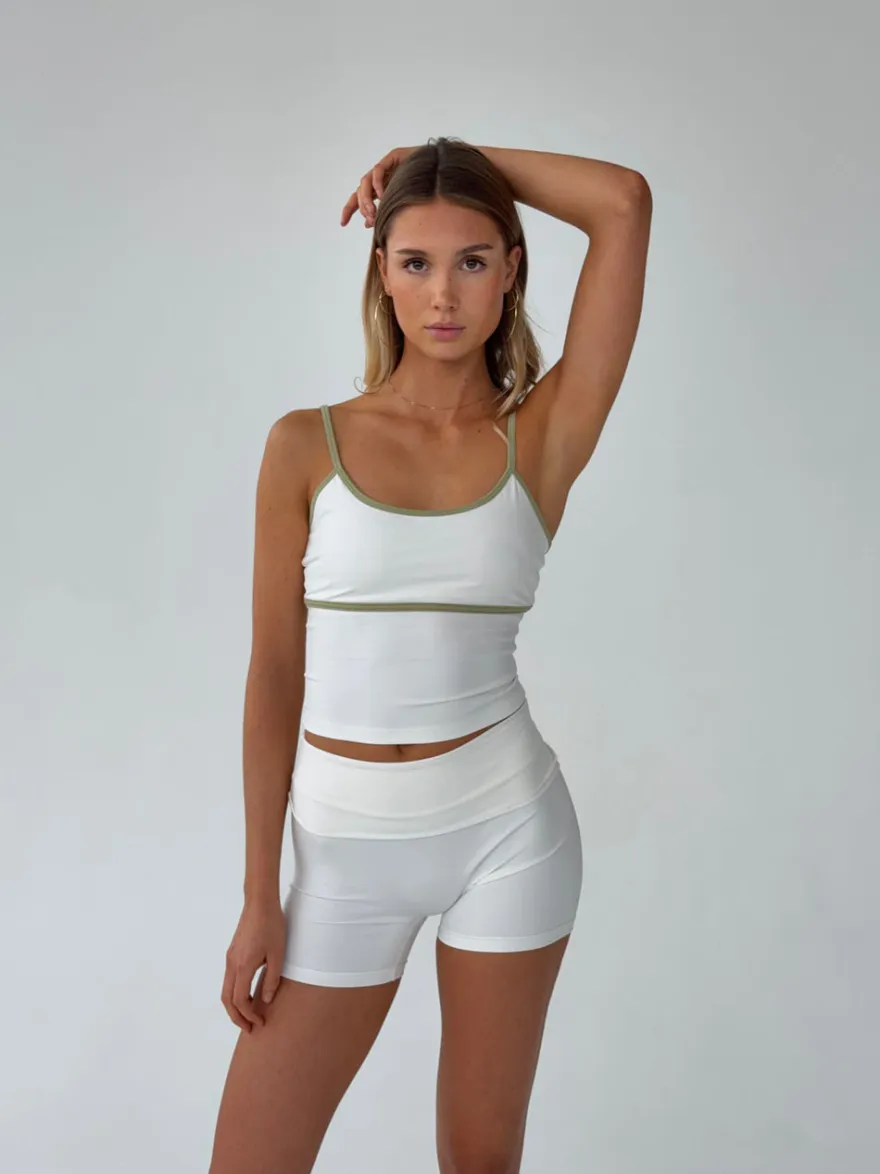 Design By Si Essential tank top - Marshmellow/matcha Online