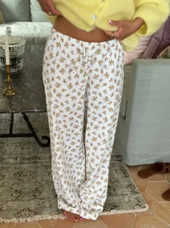 Design By Si Fannie bukser - Gule blomster Sale