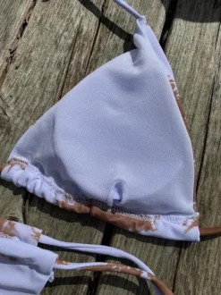 Design By Si Fay bikini hvid/brun Discount