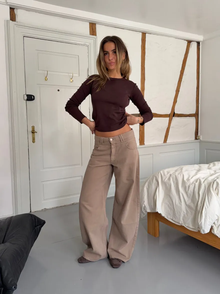 Design By Si Felux jeans - Beige New