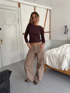 Design By Si Felux jeans - Beige New
