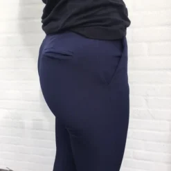 Design By Si Flare bukser navy med lommer Online