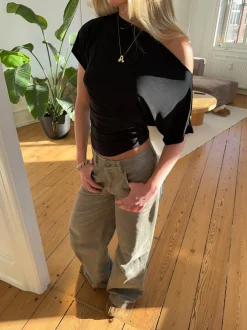 Design By Si Florine figursyet t-shirt - Sort Best