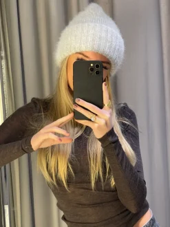 Design By Si Fluffy hue - Grå Outlet