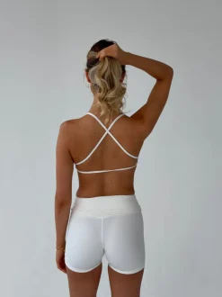 Design By Si Folded essential shorts - Marshmallow Outlet