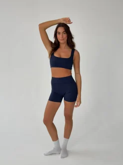 Design By Si Folded essential shorts - Midnight Online