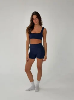 Design By Si Folded essential shorts - Midnight Online