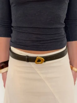 Design By Si Forma bælte - Grøn/guld Outlet