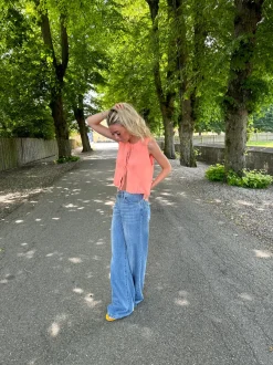 Design By Si Frigg strikket top - Koral Discount