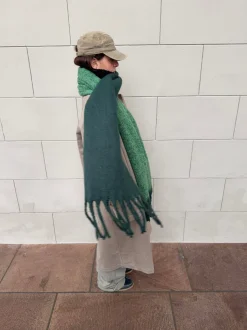 Design By Si Gale tørklæde - Grøn/mørkegrøn Online