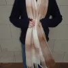 Design By Si Gale tørklæde - Hvid/beige Sale