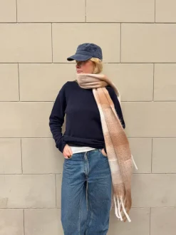 Design By Si Gale tørklæde - Hvid/beige Sale