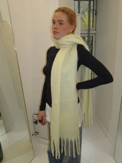 Design By Si Gale tørklæde - Lysegul