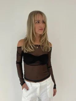 Design By Si Galia bluse - Sort