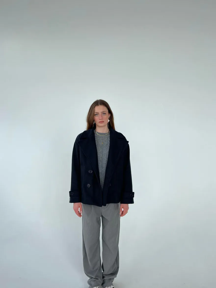 Design By Si Ginalli jakke - Mørk navy New