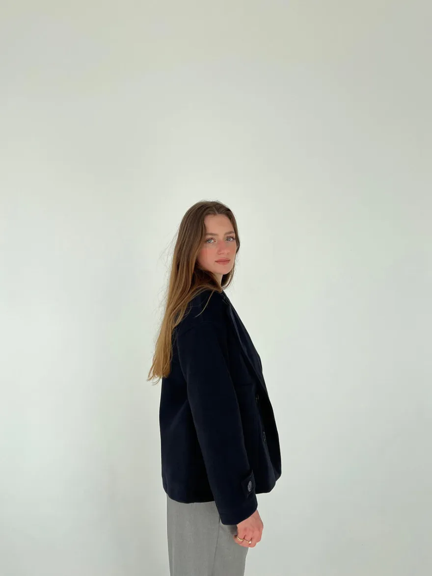 Design By Si Ginalli jakke - Mørk navy New