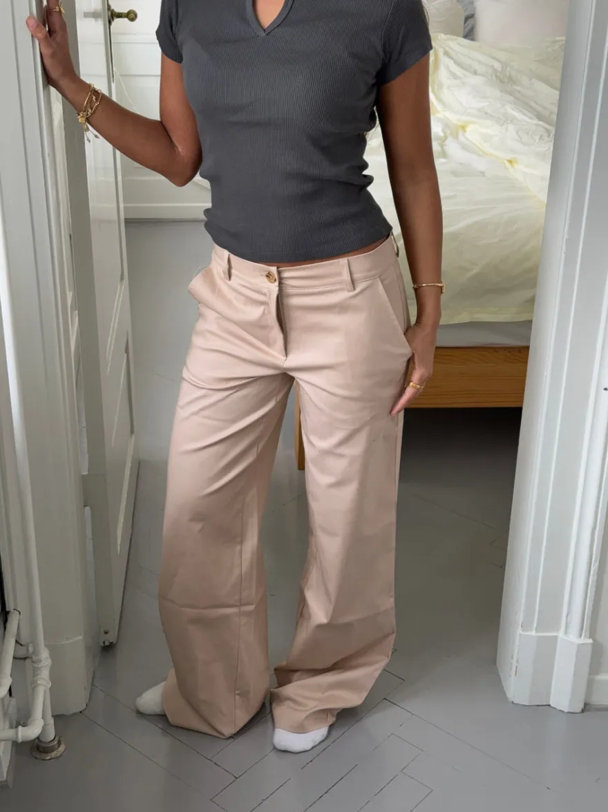 Design By Si Helene suit bukser - Beige Best