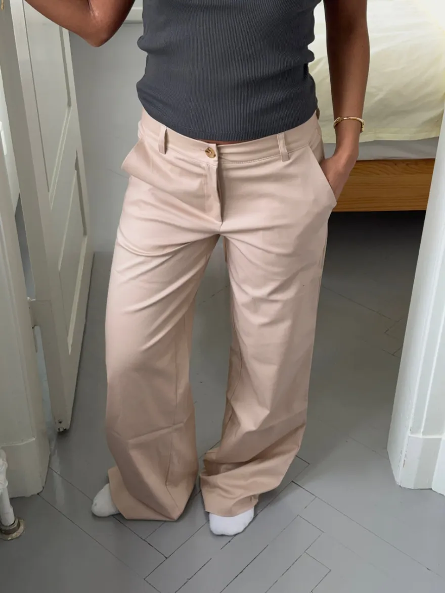 Design By Si Helene suit bukser - Beige Best
