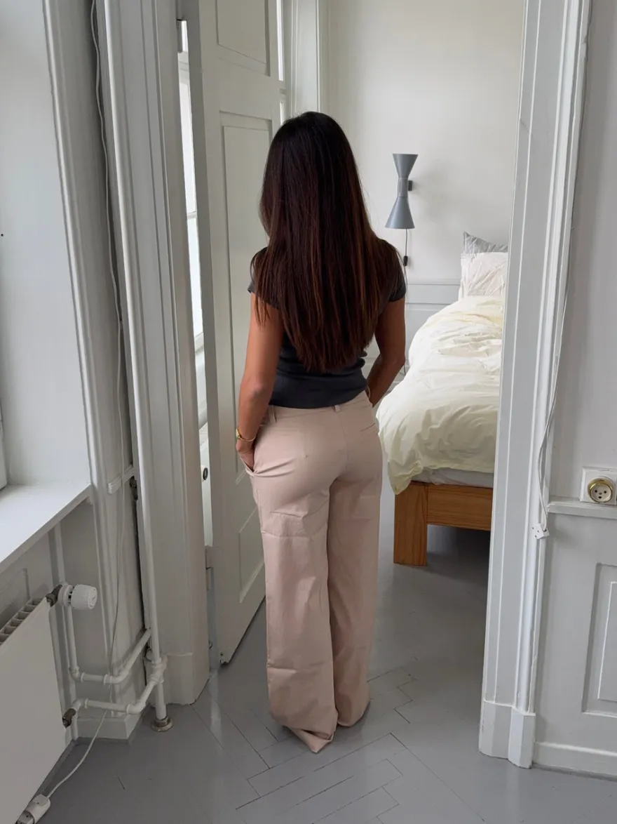 Design By Si Helene suit bukser - Beige Best