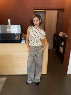 Design By Si Helene suit bukser - Taupe Sale