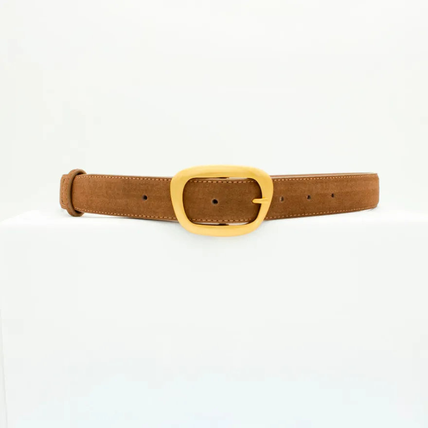 Design By Si Heritage bælte - Brun/guld Sale