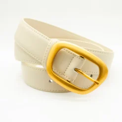Design By Si Heritage bælte - Hvid/guld Discount