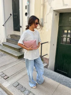 Design By Si Hæklet clutch - Lyserød