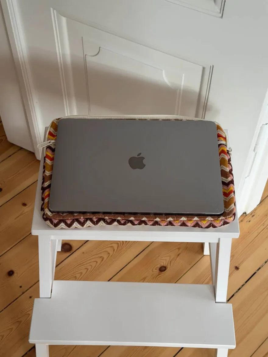 Design By Si Honey computersleeve med mønster - Multifarvet Online
