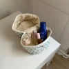 Design By Si Honey lille toilettaske - Hvid med forskellige blomster Best