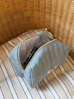 Design By Si Honey lille toilettaske - Støvet blå Clearance