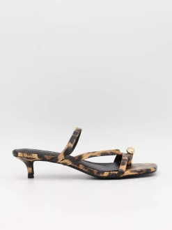 Design By Si Huba mules - Leopard Sale