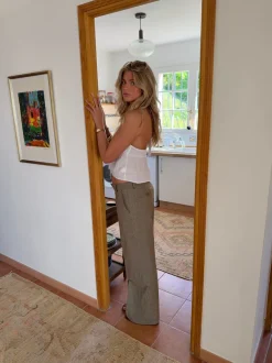 Design By Si Isotta suitbukser - Kaki New