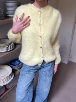 Design By Si Jamilla mohair cardigan - Gul Hot