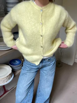 Design By Si Jamilla mohair cardigan - Gul Hot