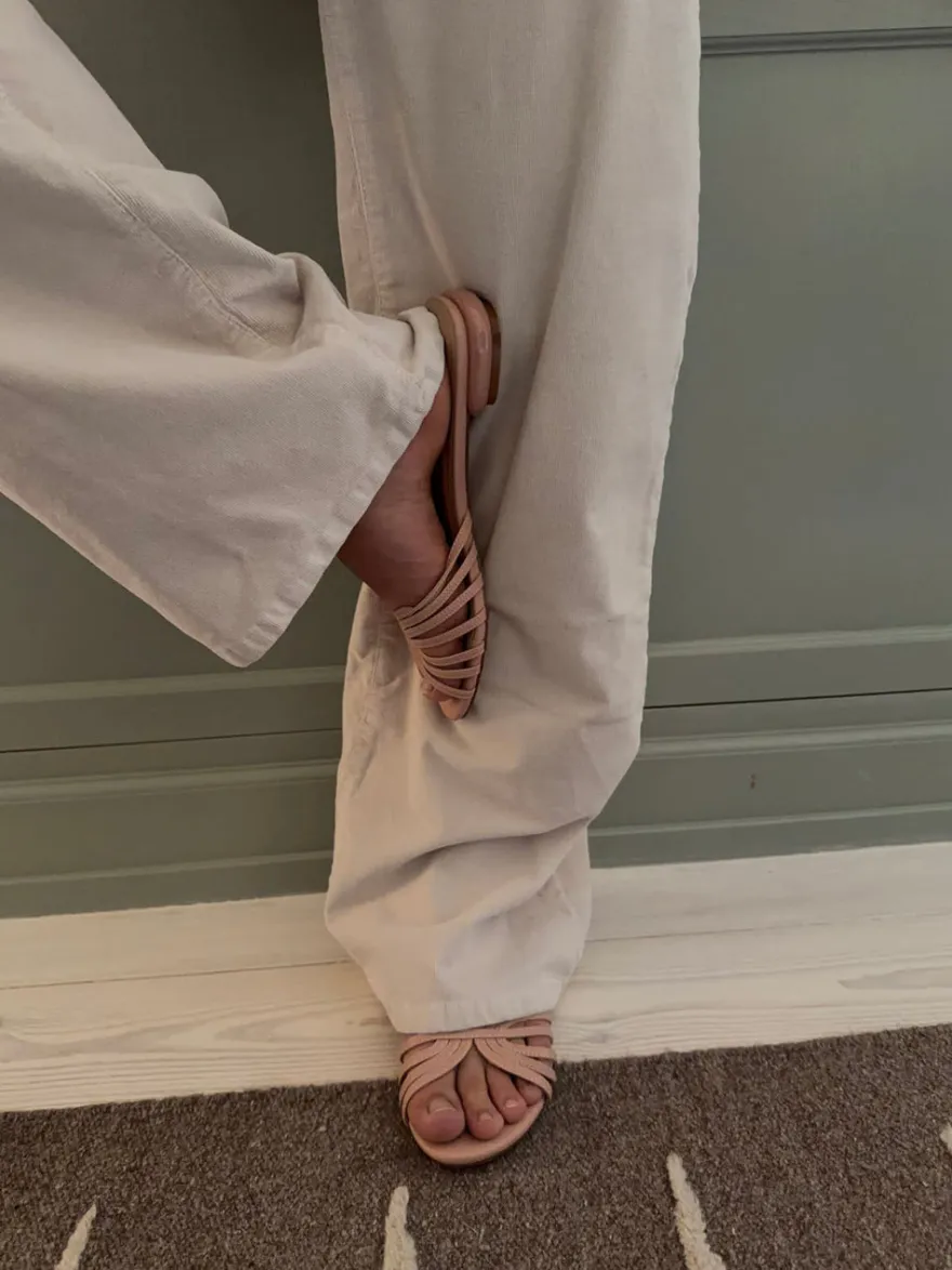 Design By Si July sandaler - Beige Clearance