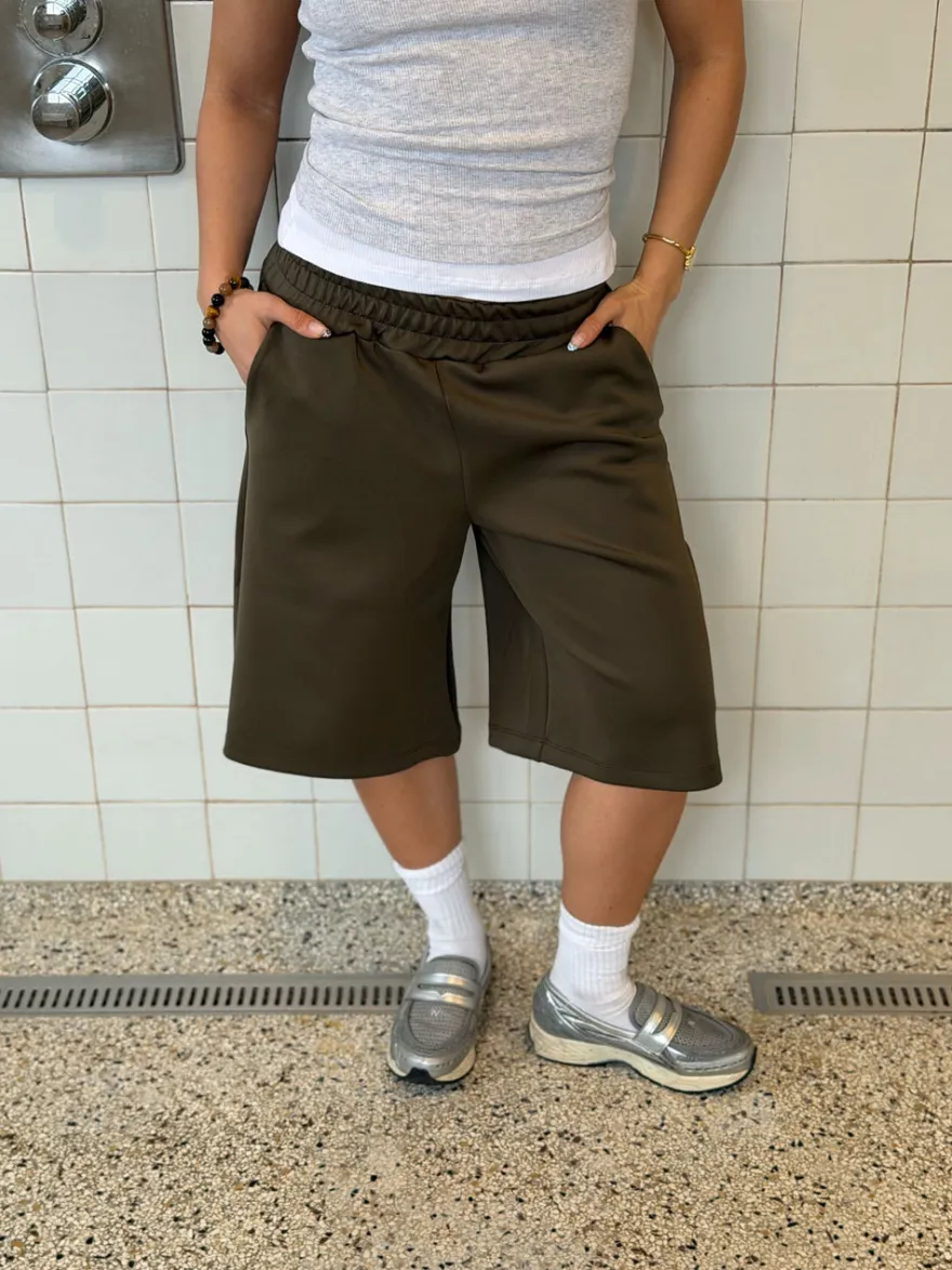 Design By Si Kaline bermudashorts - Kaki Hot